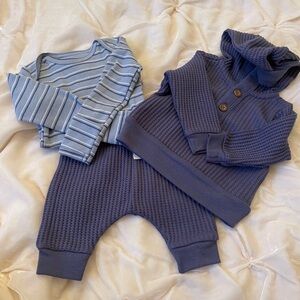 Cozy Blue Kids Matching Set